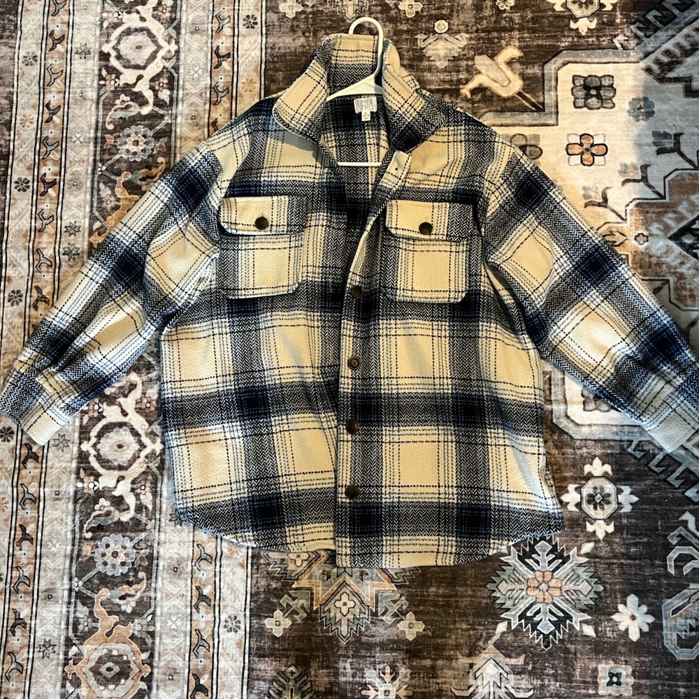 Oversized Flannel Jacket